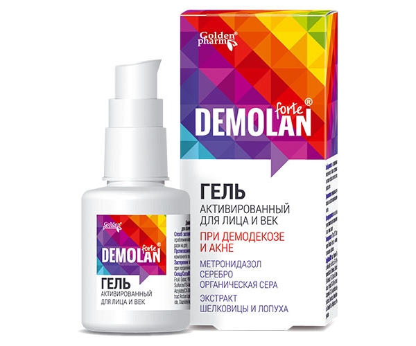 Гель для лица и век Демолан Форте 30 мл