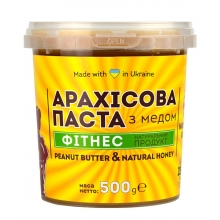 Арахисовая паста Master BOB Фитнес с медом 500 г