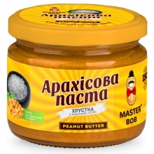 Арахисовая паста Хрустящая с морской солью Master BOB