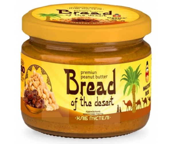 Арахисовая паста с финиками Хлеб пустыни Master BOB 300 г