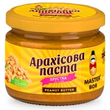 Арахисовая паста Хрустящая Master BOB