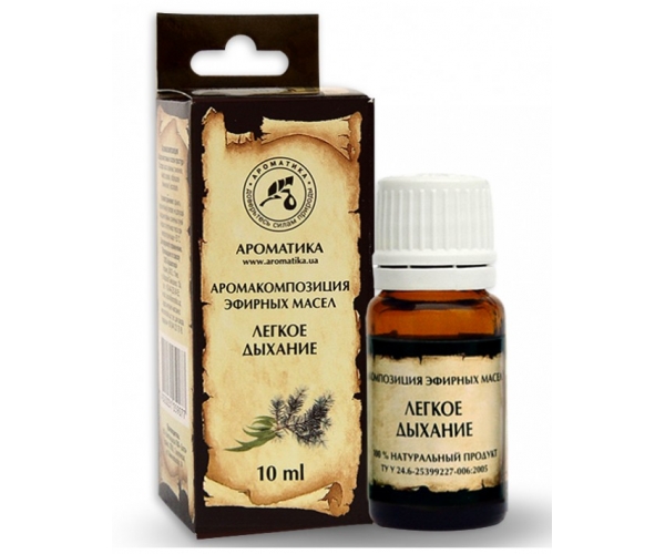 Аромакомпозиция Легкое дыхание 10 мл