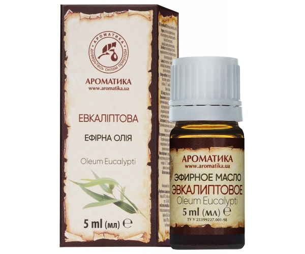 Эвкалиптовое эфирное масло Ароматика 5 мл 