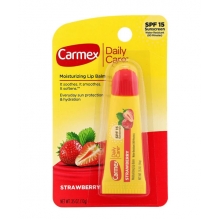 Бальзам для губ Carmex клубника SPF 15 в тюбике 10 г