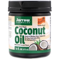 Кокосовое масло Jarrow Formulas холодного отжима органическое 473 мл