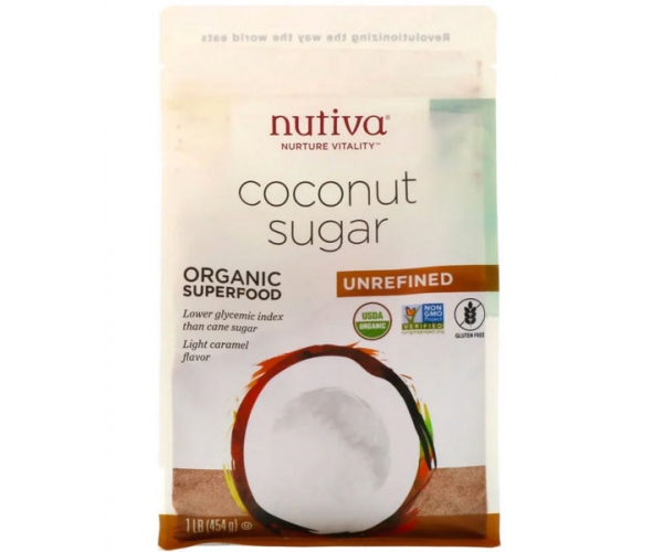 Сахар кокосовый Nutiva органический 454 г