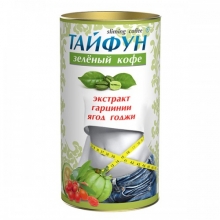 Зеленый кофе Тайфун экстракт ягоды годжи и гарцинии 100 г (4820183470041)