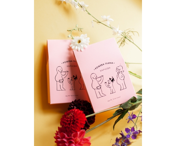 Глина розовая пищевая ТМ Біла Глина 100 г