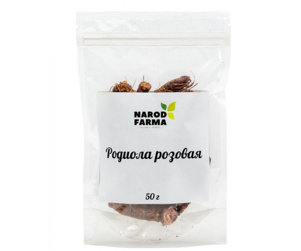 Родіола рожева - золотий корінь NarodFarma 50 г