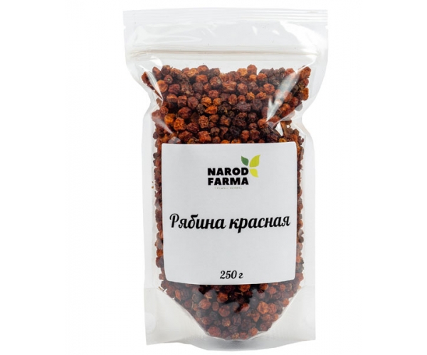 Рябина красная ягоды NarodFarma 250 г