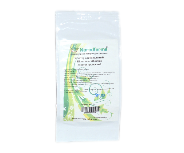 Жостер слабительный 50 г