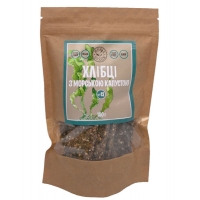 Хлебцы льняные с морской капустой ТМ Живая Кухня 100 г