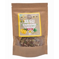 Хлебцы цельнозерновые с тыквой без соли ТМ Живая Кухня 100 г