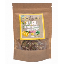 Хлебцы цельнозерновые с тыквой без соли ТМ Живая Кухня 100 г