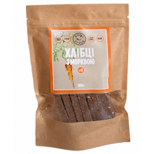 Хлебцы льняные с морковкой ТМ Живая Кухня 100 г