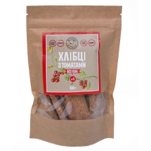 Хлебцы льняные с томатами без соли ТМ Живая Кухня 100 г