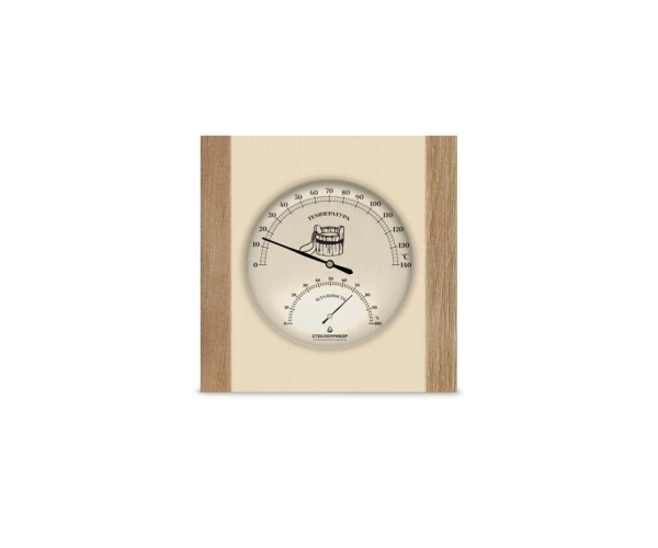 Термогигрометр для сауны ТГС исп. 3 Стеклоприбор (0...+140 °С, 0-100%)