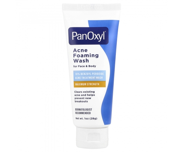Пінка PanOxyl 10% Benzoyl Peroxide 28 г для жирної та проблемної шкіри від акне
