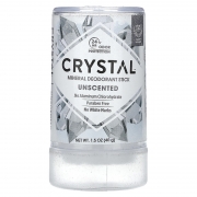 Дезодорант минеральный CRYSTAL без запаха 40 г натуральный алунитовый сток для мужчин и женщин
