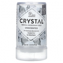 Дезодорант минеральный CRYSTAL без запаха 40 г натуральный алунитовый сток для мужчин и женщин