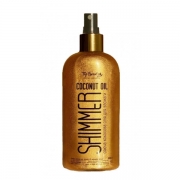 Кокосовое масло Top Beauty для загара с шимером Shimmer Coconut Oil Gold 200 мл