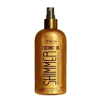 Кокосовое масло Top Beauty для загара с шимером Shimmer Coconut Oil Gold 200 мл