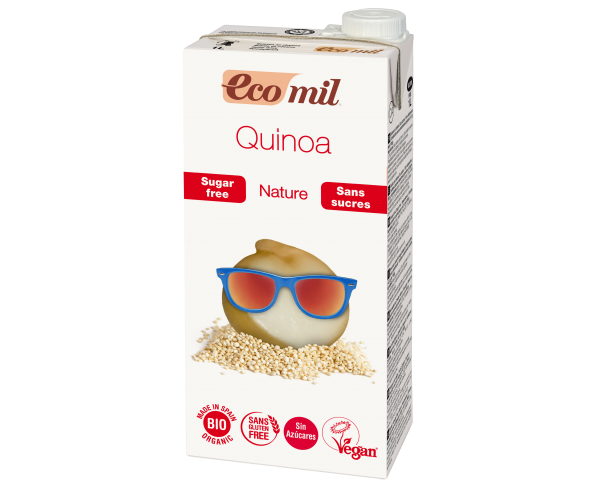 Из Киноа молоко с сиропом агавы без сахара  Ecomil 1 л (8428532210063)