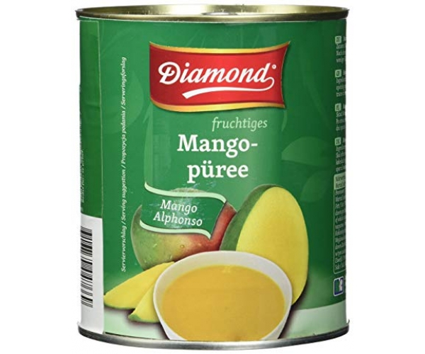 Пюре из манго Alphonso без сахара Diamond 850 г