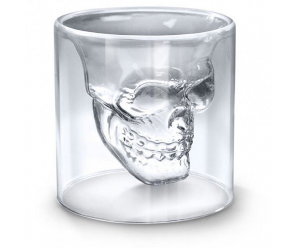 Стакан с двойным дном OLens Череп 150 мл