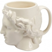 Чашка в форме лица, давняя греция, керамическая Olens 400 мл