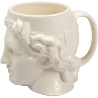 Чашка в форме лица, давняя греция, керамическая Olens 400 мл