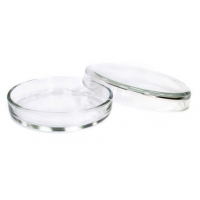 Чашка Петри стеклянная 100 мм с крышкой 110 мм Стеклоприбор