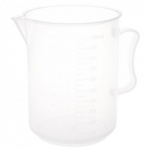 Мензурка с ручкой и рельефной градуировкой полипропиленовая Стеклоприбор 1000 мл