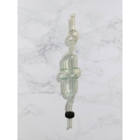 Гидрозатвор двухкамерный стеклянный Диас s-образный