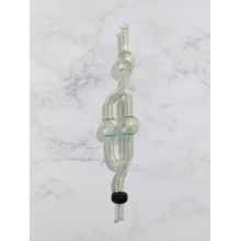 Гидрозатвор двухкамерный стеклянный Диас s-образный