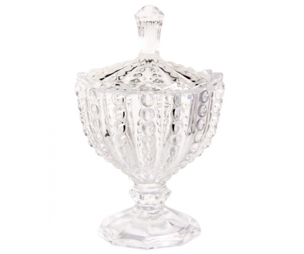 Сахарница стеклянная с крышкой Грация 150 мл