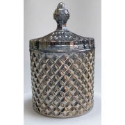 Сахарница стеклянная Olens Диамант 600 мл Черная