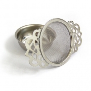 Сито для заваривания чая с ручками и подставкой Ажур