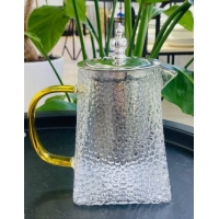 Чайник заварочный Ледяная Гиза стеклянный Olens с металическим фильтром, крышкой 750 мл