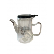 Заварочный чайник SHANGYIXIN гунфу Нью-Типод из жаропрочного стекла с металлическим фильтром и складной крышкой 600 мл Заварочный чайник SHANGYIXIN гунфу Нью-Типод из жаропрочного стекла с металлическим фильтром и складной крышкой 600 мл