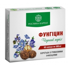 Фунгицин Рослина Карпат 60 капсул натуральный фитокомплекс с черным орехом и куркумой