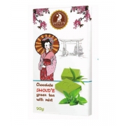 Шоколад SHOUD'E зелёный чай Matcha и мята 90 г