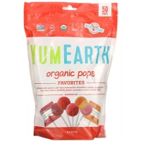 Леденцы органические YumEarth ассорти 8 вкусов 50 шт 310 г