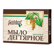 Дегтярное мыло твердое Golden Pharm 70 г