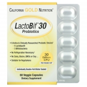 Пробиотики LactoBif California Gold Nutrition 30 млрд КОЕ 60 капсул