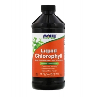 Жидкий хлорофилл Now Foods с ароматом мяты 473 мл 