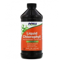 Жидкий хлорофилл Now Foods с ароматом мяты 473 мл 