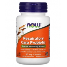 Пробиотики для поддержки дыхательной системы Now Foods 12 млрд 60 капсул