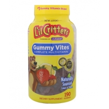 Мультивитамины для детей L'il Critters полноценные Gummy Vites 190 жевательных мармеладок