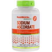 Буферизованный витамин C NutriBiotic аскорбат натрия кристаллический порошок 227 г